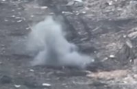 Військово-морські сили показали знищення ворожого танка