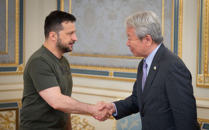 Володимир Зеленський зустрівся з президентом Японського агентства міжнародного співробітництва
