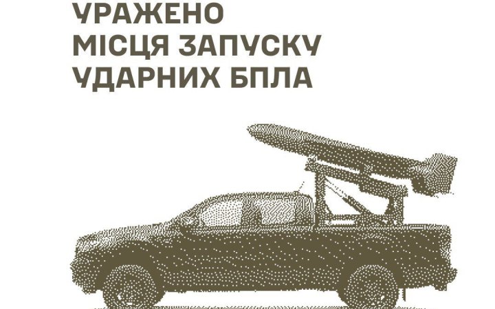 Сили оборони уразили місця запуску дронів, командні пункти та засоби розвідки росіян
