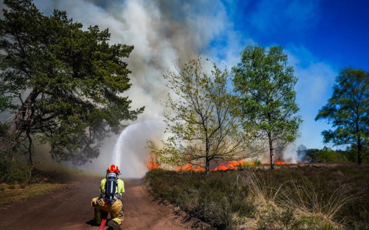 У Нідерландах – масштабні пожежі на військових полігонах