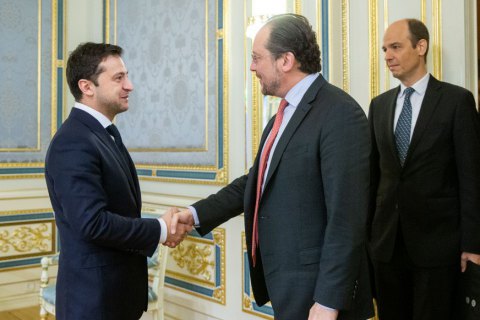 Зеленский встретился с главой МИДа Австрии 