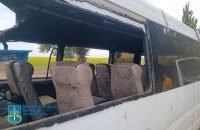На Дніпропетровщині ворожий дрон поцілив по мікроавтобусу, загинув чоловік (доповнено)