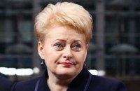 Президент Литвы Грибаускайте посетит Украину в декабре