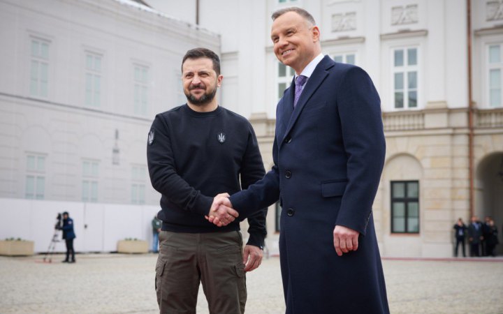 Зеленський провів розмову із президентом Польщі Дудою