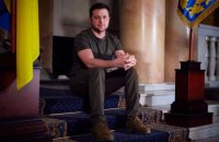 ​Володимир Зеленський: Сьогодні війна тут, а завтра буде в Литві, потім Польщі, потім у Німеччині