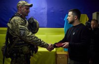 Зеленський відвідав передові позиції ЗСУ в Запорізькій області