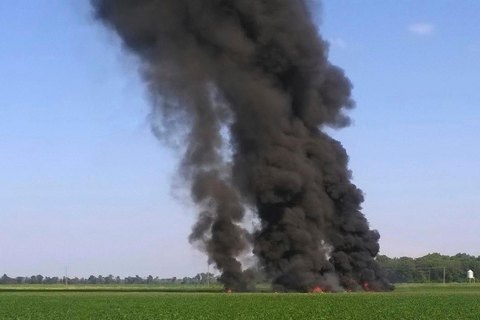 В США разбился военный самолет, 16 погибших