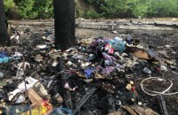 Полиция возбудила уголовное дело из-за нападения на палатку ромов в Киеве