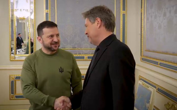 Зеленський зустрівся із віцеканцлером Німеччини Робертом Габеком