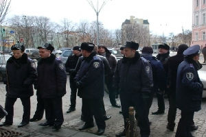 Съезд Партии регионов охраняют снайперы