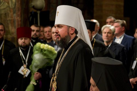 Епіфаній проведе першу літургію в Михайлівському соборі