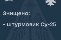 У Херсонській області ЗСУ вранці знищили ворожий літак