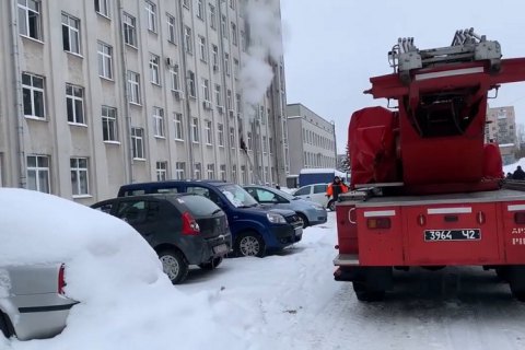 У будівлі ОДА Рівенщини сталася пожежа