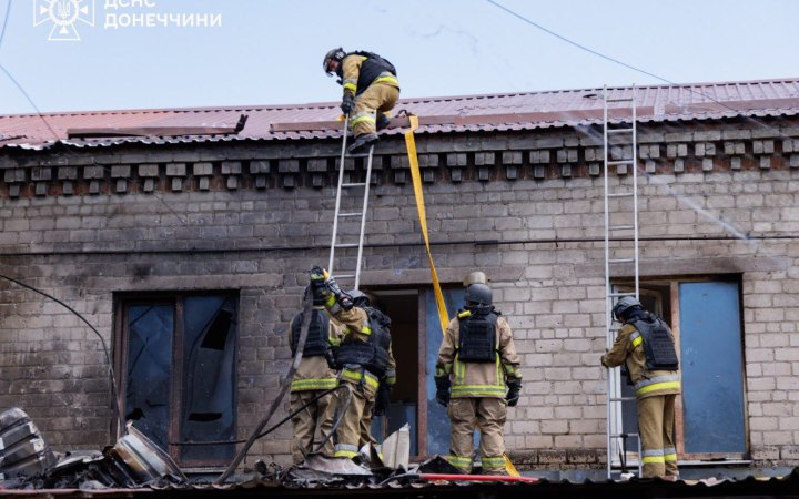 Росіяни вдарили по пожежно-рятувальній частині у Краматорську