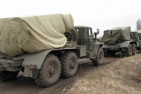 Возле Макеевки боевики развернули "Грады" и САУ