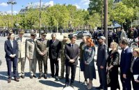 Українські ветерани взяли участь в урочистостях до 81-ї річниці перемоги на нацизмом в Парижі