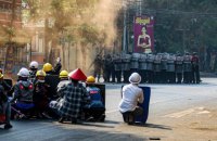 В Мьянме во время митингов против военного переворота убиты 38 человек 