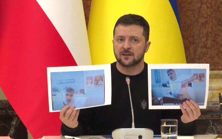 Зеленський заявив, що влада Грузії вбиває громадянина України Саакашвілі 
