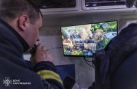 У Харкові рятувальники гасять пожежу в художньому музеї, який атакували безпілотником росіяни 