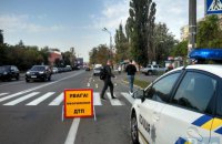 В Киеве автомобиль Subaru сбил насмерть женщину