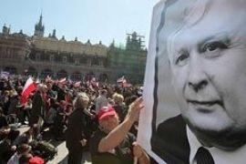 В Польше провожают погибших под Смоленском