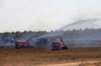 Під час навчань на півдні України загорівся військовий полігон 