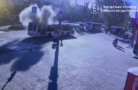 У Запоріжжі російський дрон атакував пасажирський автобус: є поранені (оновлено)