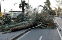 Жертвами урагана на западе Европы стали восемь людей