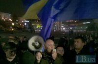 Переход под Майданом полностью забит беркутом