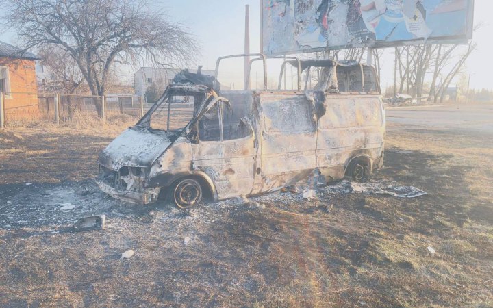 У Вовчанську росіяни влучили дроном у цивільне авто. Є загиблі
