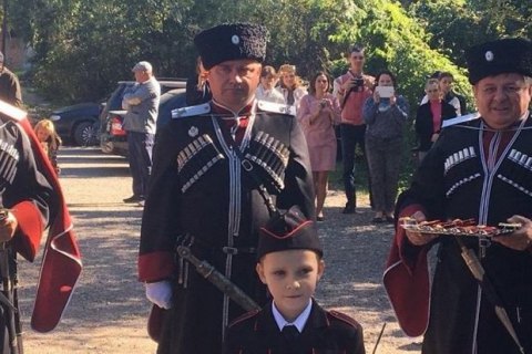 В Керчи школьников принимали в "казаки" и "отряд друзей ФСБ"