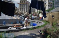 На Майдане заявили, что власть подбрасывает им алкоголиков 