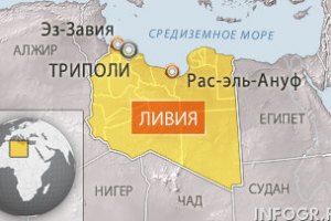Ливийские повстанцы подошли к соседнему с Триполи городу