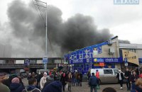 Кличко поручил проверить киоски возле метро и остановок из-за пожара на "Левобережной"