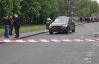 На вулиці Львова під час руху вибухнув автомобіль BMW