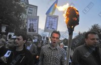 Под Администрацией требовали завершения расследования убийства Гонгадзе