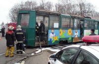 У Конотопі під час руху загорівся трамвай