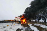 У ДТП біля Павлограда згоріли два автомобілі і загинули три людини