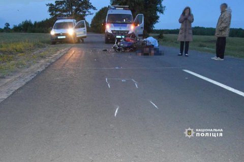 На дороге возле Ратного столкнулись два мотоцикла, один водитель погиб