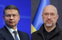 Шмигаль і єврокомісар Домбровскіс обговорили залучення українських підприємств ОПК до програми SAFE