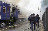 Росіяни атакували дронами залізницю в Луцьку і Фастові