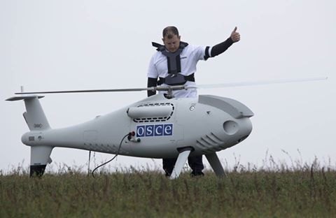 Боевики сбили беспилотник ОБСЕ на окраине Горловки (обновлено)