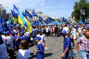 40% киевлян осудили "антифашистский" митинг