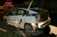 В Киеве сын нардепа Молотка разбил авто патрульной полиции (обновлено)
