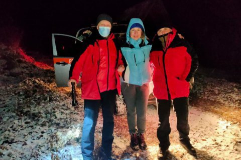 На Прикарпатье заблудилась туристка, которая ушла одна в горы