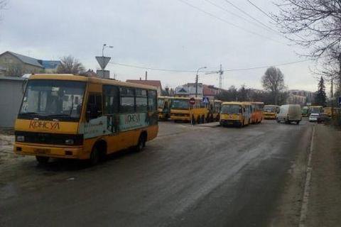 Водители маршруток в Тернополе не вышли на работу