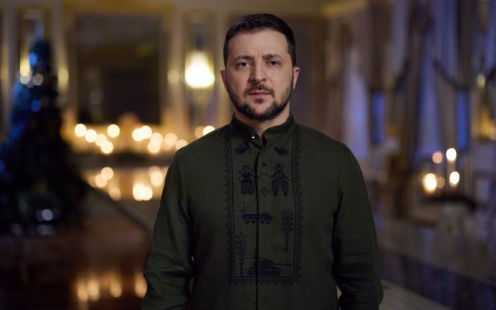 Володимир Зеленський привітав українців із Різдвом