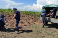На окраине Бердянска нашли 749 боеприпасов времен Второй мировой