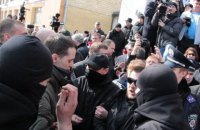 Автомайданівці вирішили перекрити дороги, вимагаючи відставки голови вінницької поліції