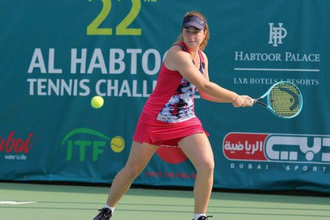 Украинка Снигур сенсационно вышла в финал турнира ITF в Дубае (обновлено)